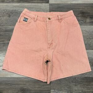 Vintage‎ 90s Wrangler Pink Womens 30 Classic High Rise Denim Jean Shorts Jorts
